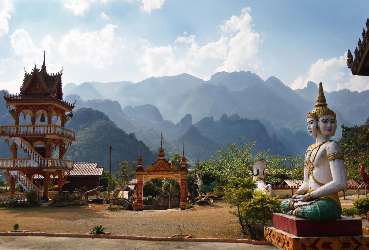 Alisona Hostel Vang Vieng Dış mekan fotoğraf